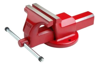 Imagem de Morsa Torno de Bancada N 4 Aço Forjado Forjasul 100 mm Abertura Base Fixa