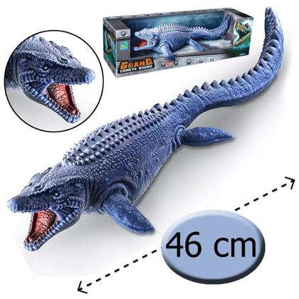 Imagem de Mosassauro Dinossauro Brinquedo Realista Grande 46cm Vinil