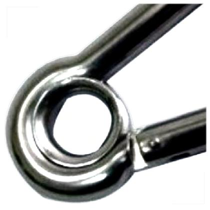Imagem de Mosquetão com Olhal 8mm Aço Inox