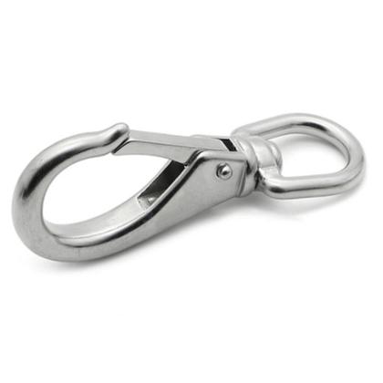 Imagem de Mosquetão Inox Com Destorcedor 98Mm