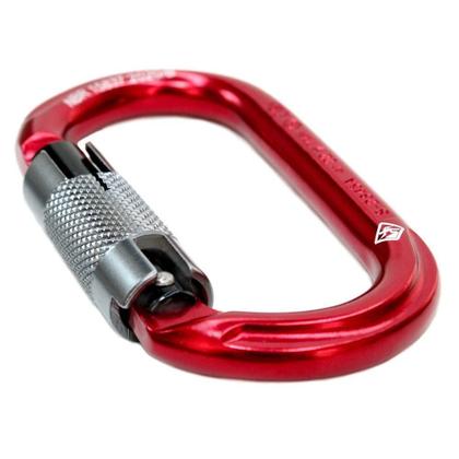 Imagem de Mosquetão Usclimb Alumínio Oval Keylock Trava Automática 22kn Ce Uiaa