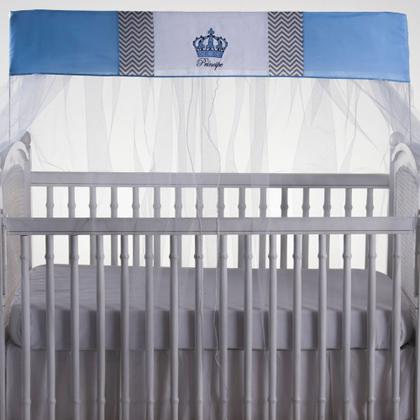 Imagem de Mosqueteiro para berço tela protetora com bando para berço americano e nacional para o quarto bebê