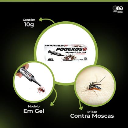 Imagem de Mosquicida Poderoso Gel Kelldrin 10gr Bisnaga Elimina Moscas