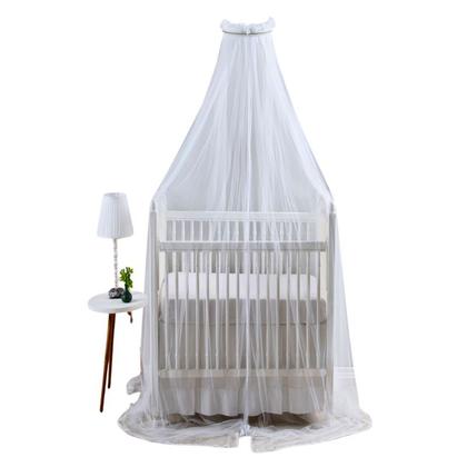 Imagem de Mosquiteiro Doceu Dossel Berço Americano Nacional Perolas Branco