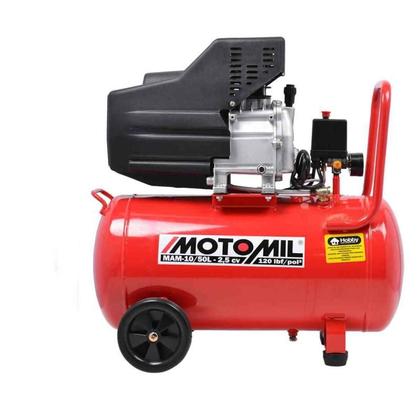 Imagem de Moto Compressor de Ar 8,8 PÉS 50 Litros 2,5 HP com Óleo Mam-10/50 MOTOMIL