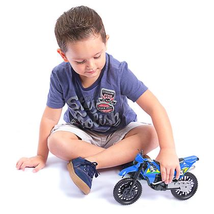 Imagem de Moto De Brinquedo Moto Trilha Radical Menino Miniatura - Bs Toys