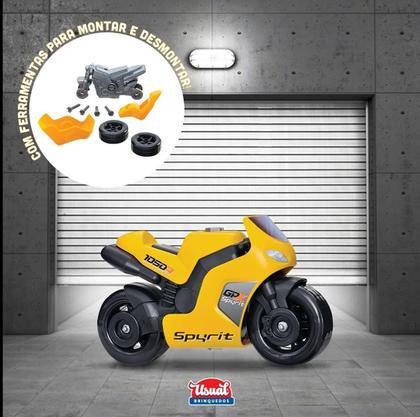 Imagem de Moto de Brinquedo Spiryt brinquedo acompanha ferramentas para brinca de desmontar