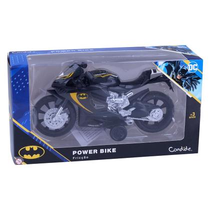 Imagem de Moto de Fricção Batman Power Bike Candide 9072