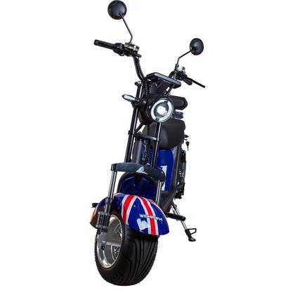 Imagem de Moto Ebike 1000W Scooter Wehawk Wx11 Velocidade de 32 Kmh Autonomia até 45 Km 2 Lugares, Bicicleta Elétrica Autopropelido, Suporta até 180Kg