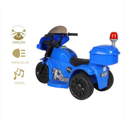 Imagem de Moto Eletrica Criança Mini Motinha Infantil Sirene Luz Led