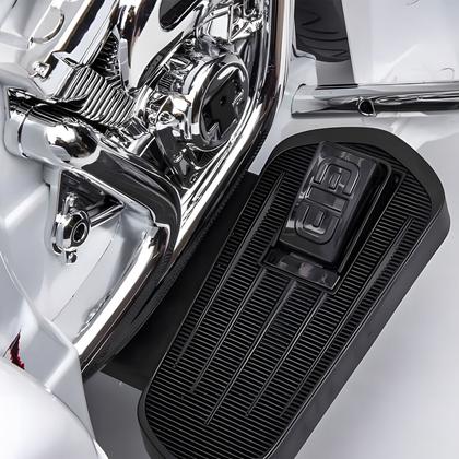 Imagem de Moto Elétrica Custom Infantil Cinza 12V Carregador 110/220v Com Luzes Som Bluetooth Bang Toys