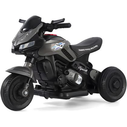 Imagem de Moto Elétrica Infantil Esportiva Dark 6v Resistente Cor Preto Com Carregador - Unitoys
