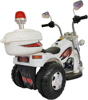 Imagem de Moto Elétrica Infantil Guardian X 6V Branca - 2142 Bang Toys