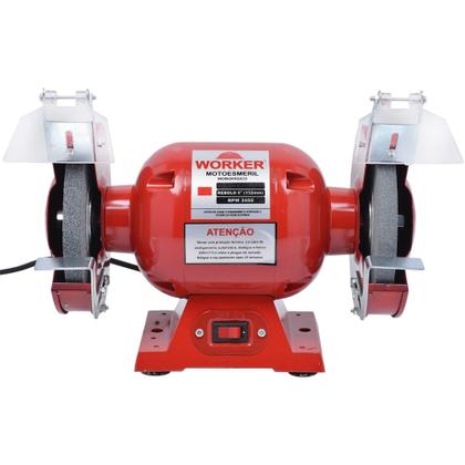Imagem de Moto Esmeril de Bancada 6" 1Hp 735W Bivolt Worker