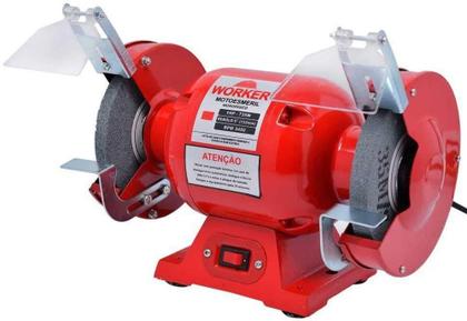 Imagem de Moto Esmeril de Bancada 6" 1Hp 735W Bivolt Worker