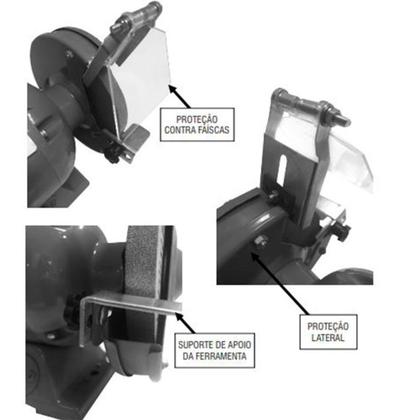 Imagem de Moto Esmeril Motomil, 3/4", 300 Watts - 220 Volts