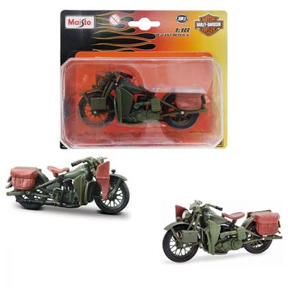 Harley Davidson 1942 WLA Flathead 1/18 - Etoile Auto49 Harley Davidson 1942 WLA Flathead 1/18 - Etoile Auto49