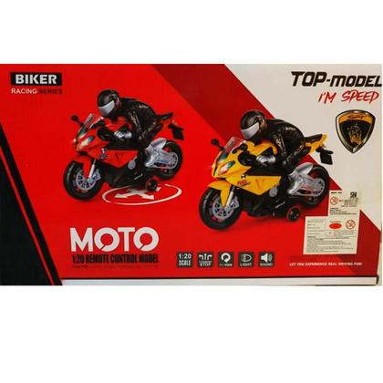 Imagem de Moto Gira 360 Graus Motorcycle Sport S1000 Com Luzes E Sons