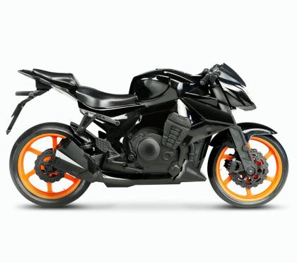 Imagem de Moto Infantil Naked Motorcycle - 26cm - Pneu Borracha - Roma