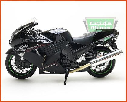 Moto Kawasaki Ninja ZX14 - escala 1/12 - Newray - Miniaturas de
