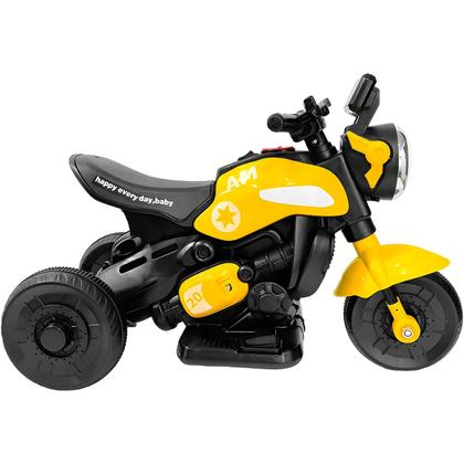 Imagem de Moto Motinho Elétrica Infantil Bateria 6v Cor Amarelo Daily Estilosa - Unitoys