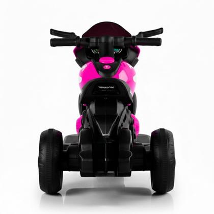 Imagem de Moto Motinho Elétrico Menino Triciclo Infantil Race Rosa 6v Com Sons E Luzes