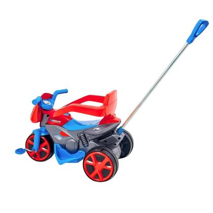 Imagem de Moto Rider Andador Azul e Vermelho Usual Brinquedos