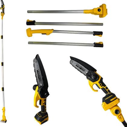 Imagem de Moto Serra A Bateria Mini Serra Eletrica 48v Cabo Extensor Nakasaki