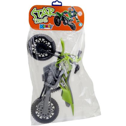 Moto STAR CROSS 30X12X16,5CM - Kendy Brinquedos - Caminhões, Motos