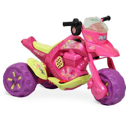Moto ZX Tinker Bell Elétrica 6V - Bandeirante - Moto Elétrica