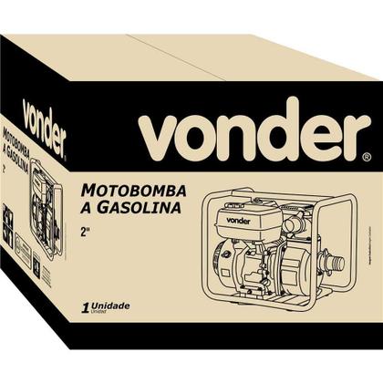 Imagem de Motobomba a gasolina 2", 4 tempos, VONDER