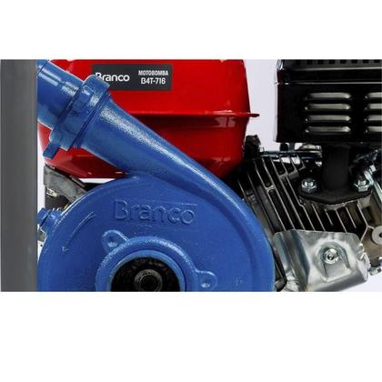 Imagem de Motobomba A Gasolina Branco B4T-716 6,5cv Partida Manual