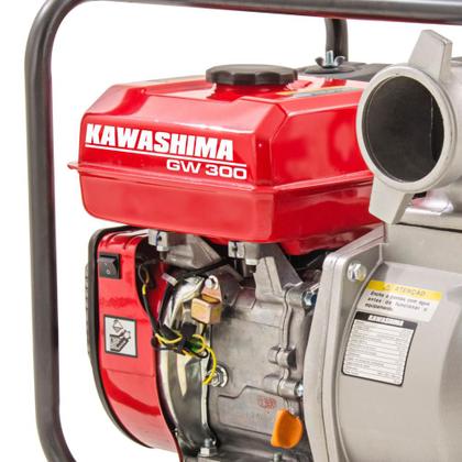 Imagem de Motobomba Kawashima GW300 À Gasolina 212cc 7HP 4T 26MCA Saída de 3 Pol P/Abastecimento de Cisternas