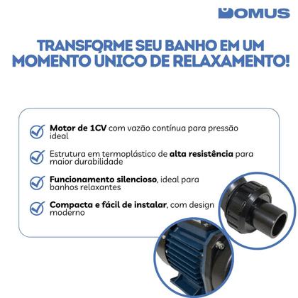 Imagem de Motobomba P/ Hidromassagem 1 cv Mono ECH-100i-1 Eletroplas