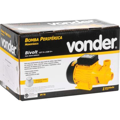 Imagem de Motobomba Periférica 1 Cv 110/220v Bpv 750 Vonder