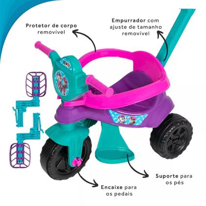 Imagem de Motoca Infantil De Passeio Com Empurrador Ideal Para Seu Bebê Com Garantia e Qualidade Superior