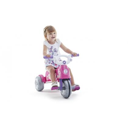 Imagem de Motoca Totoca Carrinho Moto Triciclo Infantil Menina Passeio Rosa