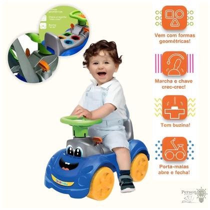Imagem de Motoca Totokinha Totoka Sport Quadriciclo Totoca Carrinho Passeio Infantil Menino Azul Cardoso Toys
