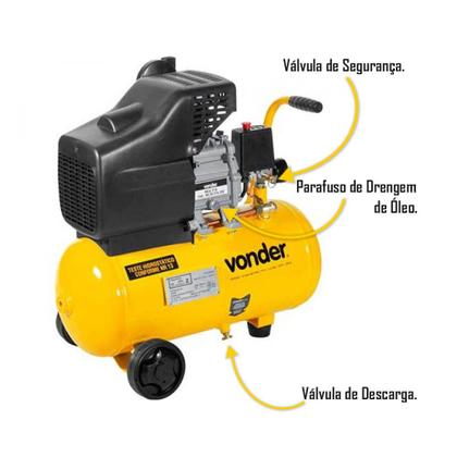 Imagem de Motocompressor de Ar 21,6L MCV 216 Vonder 220V