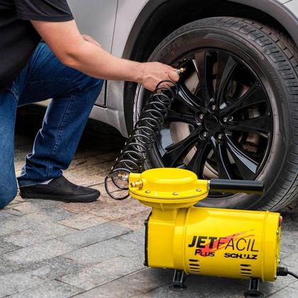 Imagem de Motocompressor de ar portatil plus jetfacil ms2,3 mono 1/3cv 127v