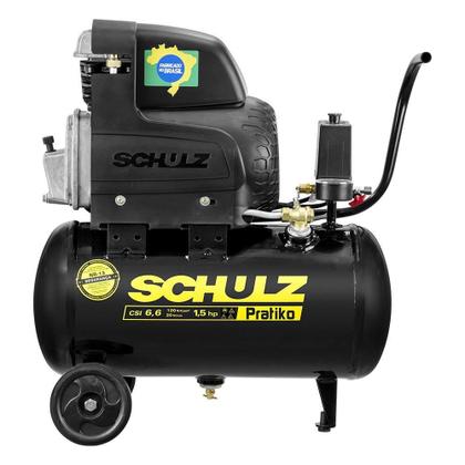 Imagem de Motocompressor De Ar Schulz Pratiko CSI 6,6 1,5hp 20L 220V