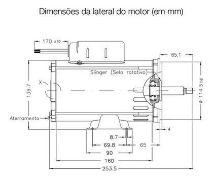 Imagem de Motor 1/2cv Weg Para Piscina Monofásico 110v/220v