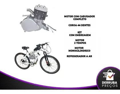 Motor 100cc Legitimo Para Bicicleta Motorizada - Nakasaki - Kit