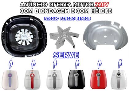 Imagem de Motor 220v de reposição sem resistência Para fritadeira airfryer Modelos Ri9225 Ri9217 Ri9220