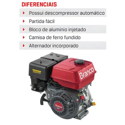 Imagem de Motor À Gasolina B4T-15.0H 15cv 4 Tempos Branco