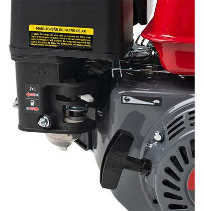 Imagem de Motor À Gasolina B4t 7.0HP Partida Manual Com Alerta De Óleo Branco