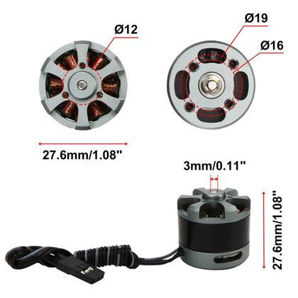 Imagem de Motor Brushless para Gimbal KH866 2208 90KV Eixo de 3mm