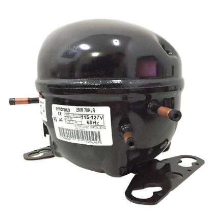 Imagem de Motor Compressor 1/5 Emr70Hlr Embraco Gás R134A 110V