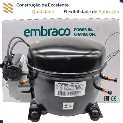 Imagem de Motor Compressor Embraco 1/3 + Ffi12Hbx R134A - 220V