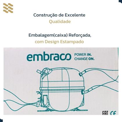 Imagem de Motor Compressor Embraco 1/5 Emi70 Her 127V 220V R134 - 127V